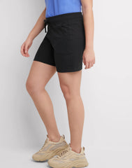 Hanes Women's Jersey Pocket Shorts, 7"