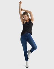 Hanes Women's Mini-Ribbed Cotton Tank