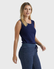 Hanes Women's Mini-Ribbed Cotton Tank