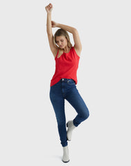 Hanes Women's Mini-Ribbed Cotton Tank