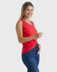 Hanes Women's Mini-Ribbed Cotton Tank