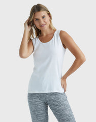 Hanes Women's Mini-Ribbed Cotton Tank