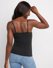 Hanes Women's Stretch Cami with Built-In Shelf Bra