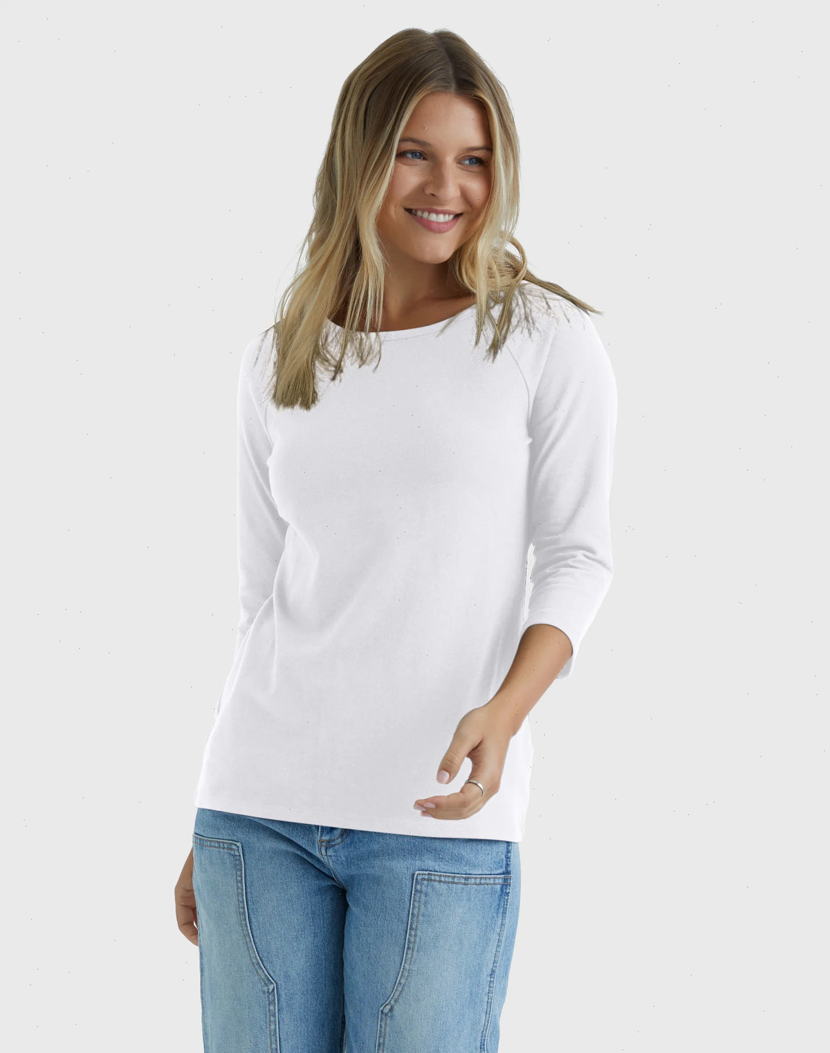 Hanes Women's Raglan Sleeve T-Shirt