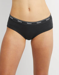 Hanes Originals Women's Hipster Underwear, Breathable Stretch Cotton, 6-Pack