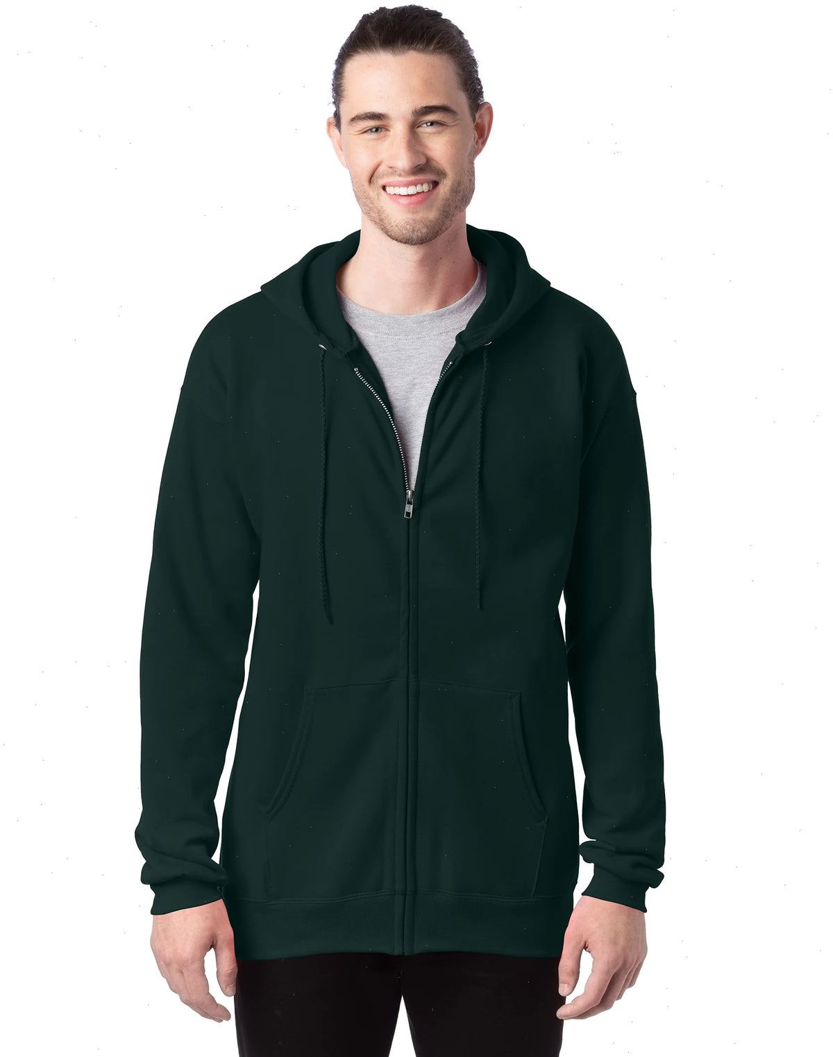 Hanes Ultimate Men's Full-Zip Heavyweight Fleece Hoodie