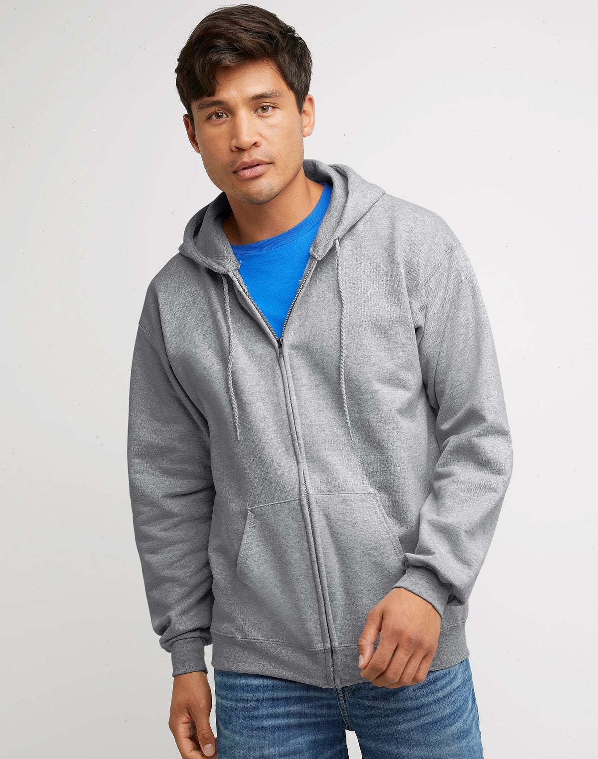 Hanes Ultimate Men's Full-Zip Heavyweight Fleece Hoodie
