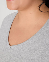 Hanes Just My Size Cotton Jersey Short Sleeve V-Neck T-Shirt (Plus Size)