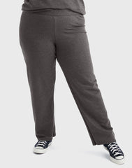 Hanes Just My Size EcoSmart Women's Fleece Sweatpants, Open Leg, 30.5" (Plus Size)