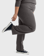 Hanes Just My Size EcoSmart Women's Fleece Sweatpants, Open Leg, 30.5" (Plus Size)