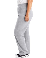 Hanes Just My Size EcoSmart Women's Fleece Sweatpants, Open Leg, 28.5" (Petite Plus Size)
