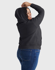 Hanes Just My Size EcoSmart Women's Full-Zip Fleece Hoodie (Plus Size)