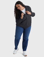 Hanes Just My Size EcoSmart Women's Full-Zip Fleece Hoodie (Plus Size)