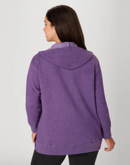 Hanes Just My Size EcoSmart Women's Full-Zip Fleece Hoodie (Plus Size)