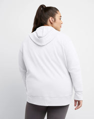 Hanes Just My Size EcoSmart Women's Full-Zip Fleece Hoodie (Plus Size)