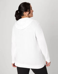 Hanes Just My Size Women's Full-Zip Slub Hoodie (Plus Size)