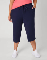 Hanes Just My Size Women's French Terry Capris, 19" (Plus Size)