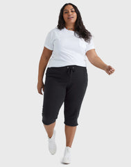 Hanes Just My Size Women's French Terry Capris, 19" (Plus Size)