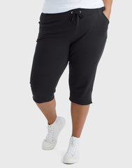 Hanes Just My Size Women's French Terry Capris, 19" (Plus Size)