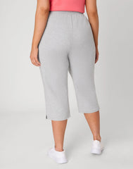 Hanes Just My Size Women's French Terry Capris, 19" (Plus Size)