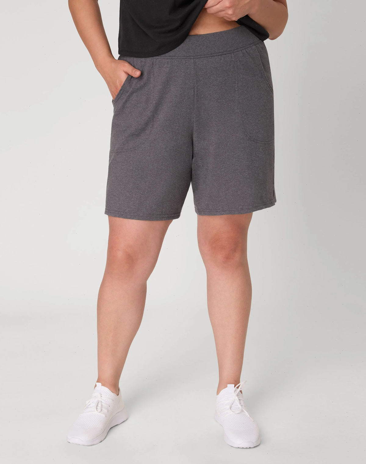 Hanes Just My Size Women's Cotton Jersey Pull-On Shorts, 7" (Plus Size)