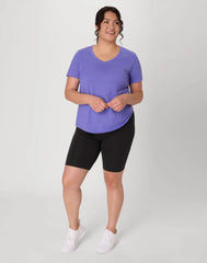 Hanes Just My Size Women's Stretch Jersey Bike Shorts, 9" (Plus Size)
