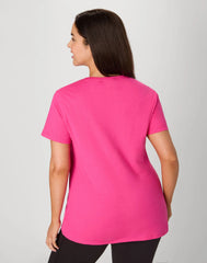 Hanes Just My Size Women&rsquo;s Cotton Crewneck T-Shirt (Plus Size)