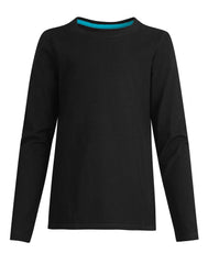 Hanes Girls' Long Sleeve Crewneck T-Shirt