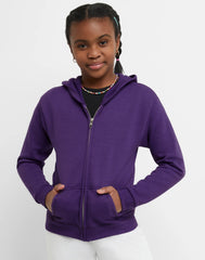 Hanes EcoSmart Girls' Full-Zip Hoodie