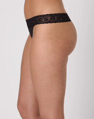 Hanes Originals Women's Underwear Thongs, 2-Pack, Cotton-Stretch