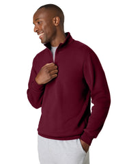 Hanes EcoSmart Men’s Fleece Quarter-Zip Pullover