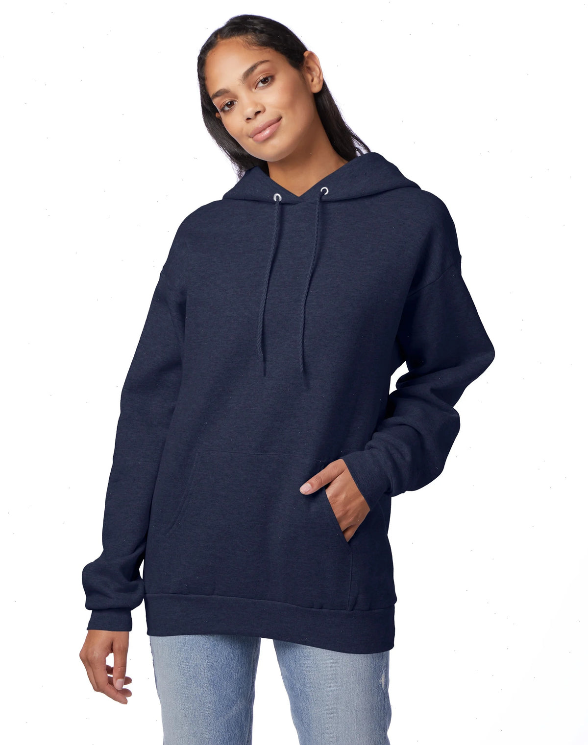 Hanes EcoSmart Unisex Fleece Hoodie (Big &amp; Tall Sizes Available)