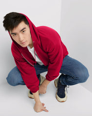 Hanes EcoSmart Unisex Full-Zip Fleece Hoodie