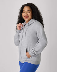 Hanes EcoSmart Unisex Full-Zip Fleece Hoodie