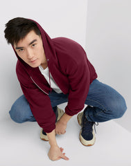 Hanes EcoSmart Unisex Full-Zip Fleece Hoodie