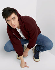 Hanes EcoSmart Unisex Full-Zip Fleece Hoodie