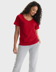 Hanes Perfect-T Women's V-Neck Cotton T-Shirt