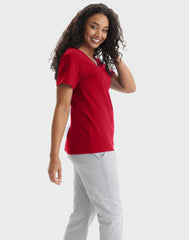 Hanes Perfect-T Women's V-Neck Cotton T-Shirt
