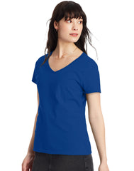 Hanes Perfect-T Women's V-Neck Cotton T-Shirt