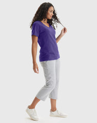 Hanes Perfect-T Women's V-Neck Cotton T-Shirt