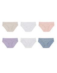 Hanes Women's Pure Comfort Hipster Underwear, Organic Cotton, 6-Pack