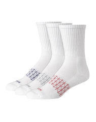 Hanes Absolute Active Men&rsquo;s Cushioned Crew Socks, Shoe Sizes 6-12, 3-Pairs