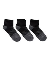 Hanes Absolute Active Men&rsquo;s Cushioned Ankle Socks Pack, 3-Pack, Moisture Wicking