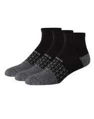 Hanes Absolute Active Men&rsquo;s Cushioned Ankle Socks Pack, 3-Pack, Moisture Wicking