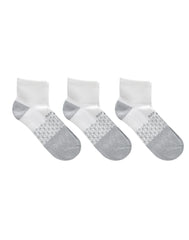 Hanes Absolute Active Men&rsquo;s Cushioned Ankle Socks Pack, 3-Pack, Moisture Wicking