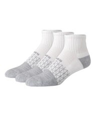 Hanes Absolute Active Men&rsquo;s Cushioned Ankle Socks Pack, 3-Pack, Moisture Wicking