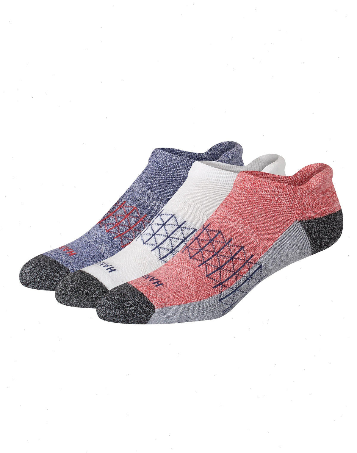 Hanes Absolute Active Men&rsquo;s Cushioned Heel Shield Socks, Shoe Sizes 6-12, 3-Pairs