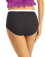 Hanes Women's Ribbed Cotton Briefs 6-Pack