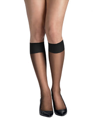 Hanes Silk Reflections Silky Sheer Knee Highs with Reinforced Toe, 2-Pairs