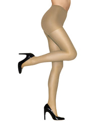 Hanes Alive Full Support Pantyhose with Control Top, Reinforced Toe